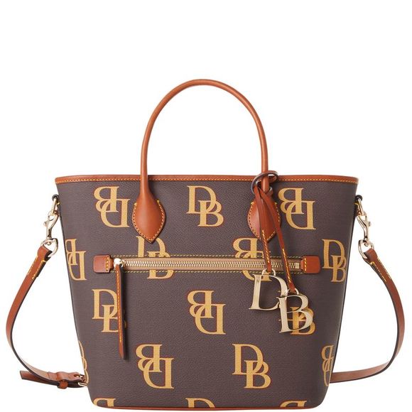 Dooney & Bourke | Bags | Dooney And Bourke Gretta Domed Satchel In Brown Tmoro 68d3163144ad4de8d5120f7a